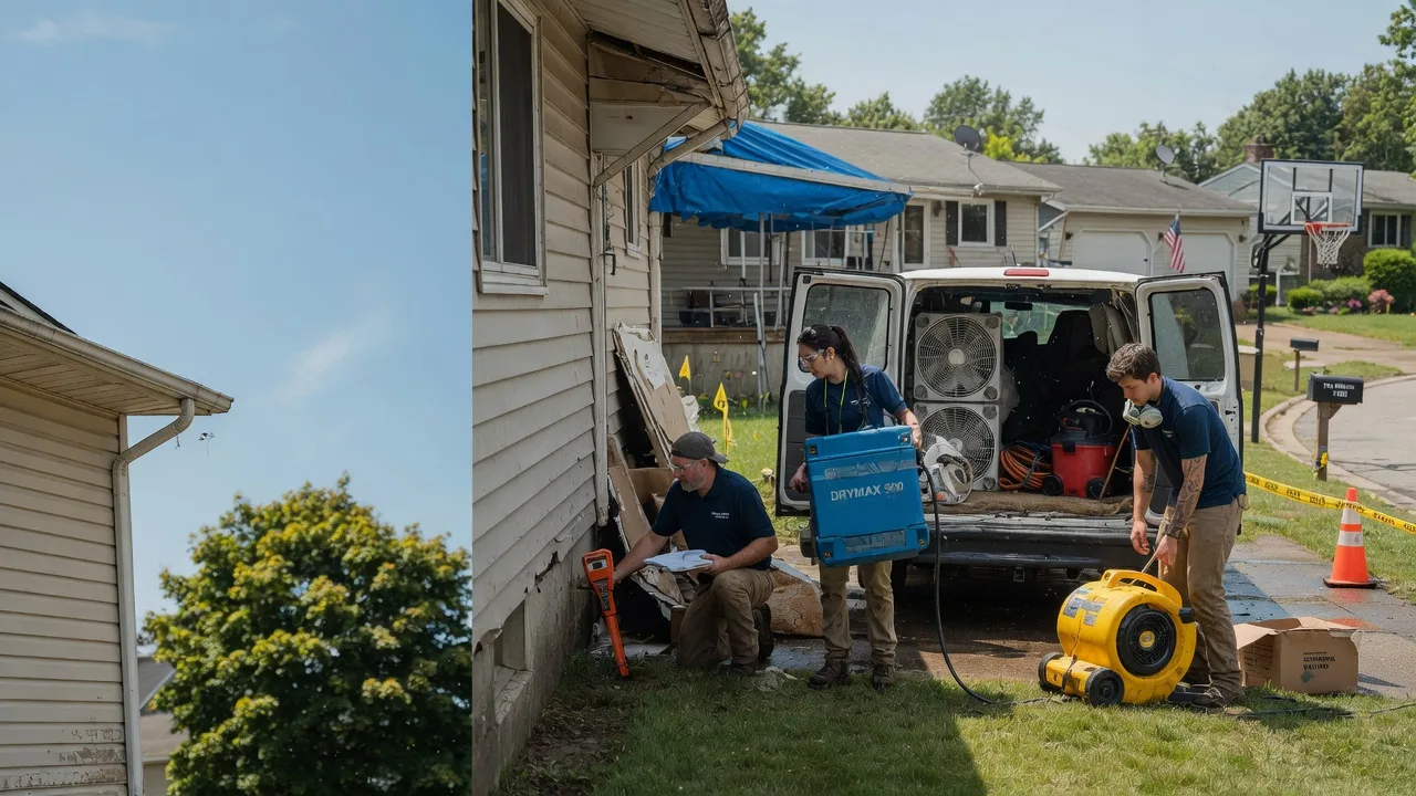Ceiling Leak Cleanup in Damascus, PA near me